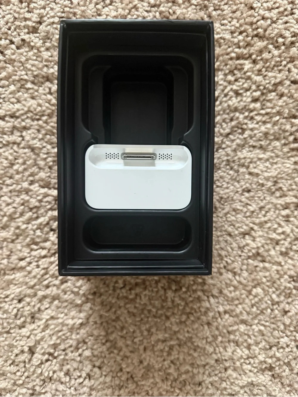 Apple White 30‑Pin Dock Adapter for Charging & Docking